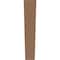 Ekena Millwork 3-inch W x 12-inch D x 16-inch H Traditional Rough Cedar Woodgrain TimberThane Knee Brace, Primed BRCUR03X12X16TRARCPR - alternate 2